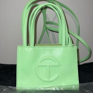 TELFAR DOUBLE MINT SMALL SHOPPING BAG
